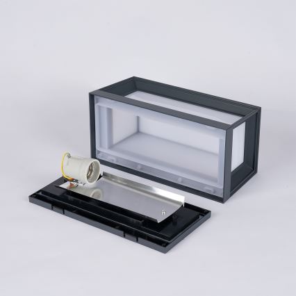 Brilagi - Aplique de parede exterior PARKER 1xE27/60W/230V antracite IP44