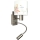 Brilagi - Aplique de parede infantil LED flexível BOBO 1xE27/25W/230V + LED 3W cromo mate/branco/com motivos de animais