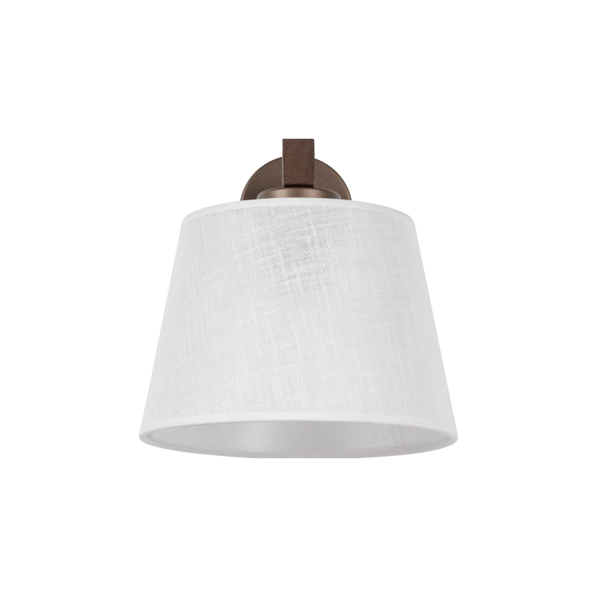 Brilagi - Aplique de parede LATTE 1xE27/15W/230V pinho/branco