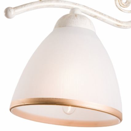 Brilagi - Aplique de parede LED ANTICO 1xE27/60W/230V acabamento branco com pátina