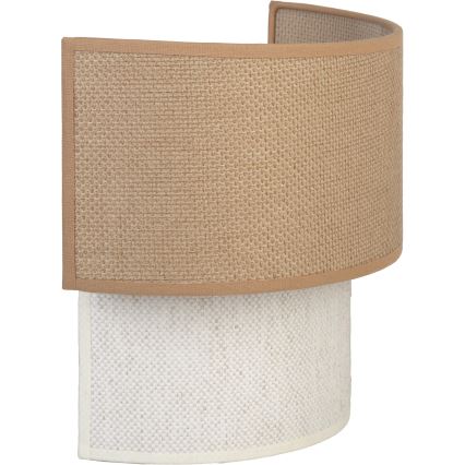 Brilagi - Aplique de parede LED BOHO ECO 1xE27/10W/230V bege/creme