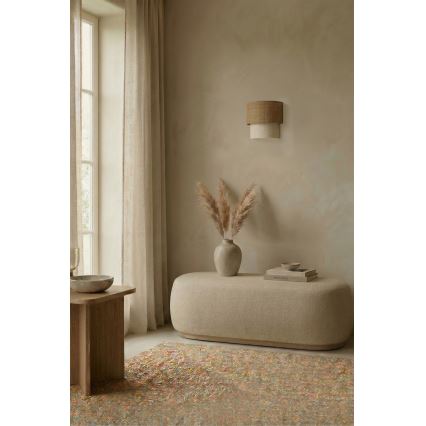Brilagi - Aplique de parede LED BOHO ECO 1xE27/10W/230V bege/creme