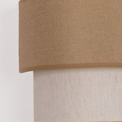 Brilagi - Aplique de parede LED BOHO ECO 1xE27/10W/230V bege/creme
