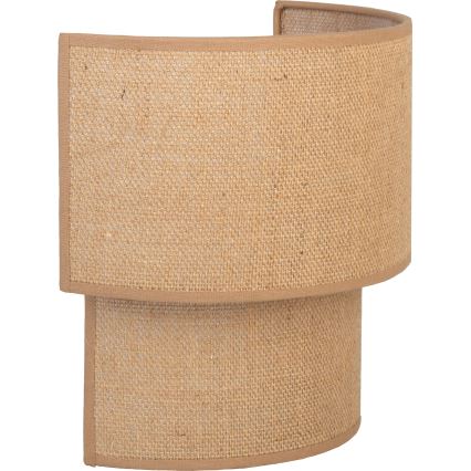 Brilagi - Aplique de Parede LED BOHO ECO 1xE27/10W/230V bege