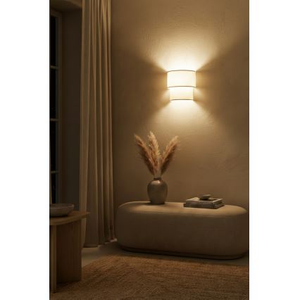 Brilagi - Aplique de parede LED BOHO ECO 1xE27/10W/230V cor creme