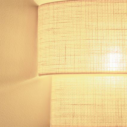 Brilagi - Aplique de parede LED BOHO ECO 1xE27/10W/230V cor creme