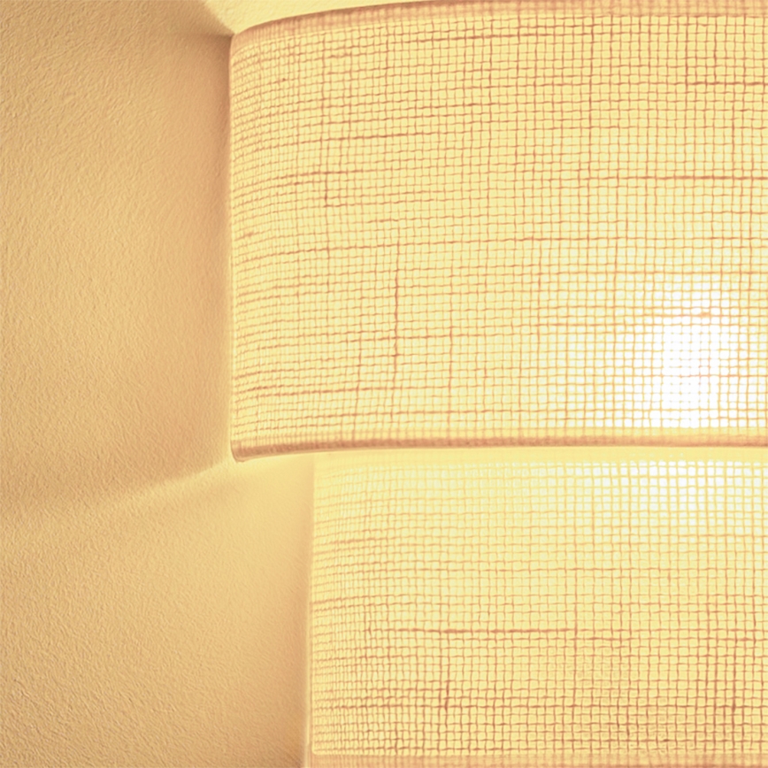 Brilagi - Aplique de parede LED BOHO ECO 1xE27/10W/230V cor creme