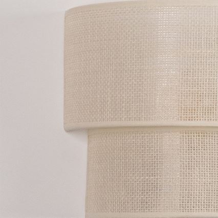 Brilagi - Aplique de parede LED BOHO ECO 1xE27/10W/230V cor creme