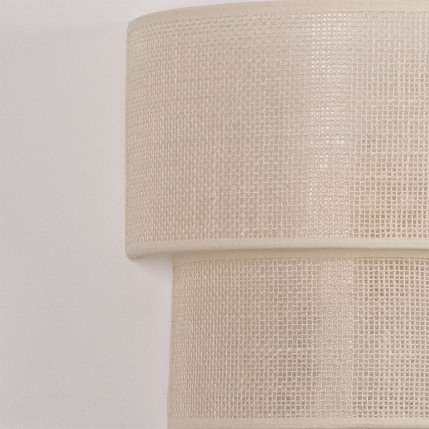 Brilagi - Aplique de parede LED BOHO ECO 1xE27/10W/230V cor creme