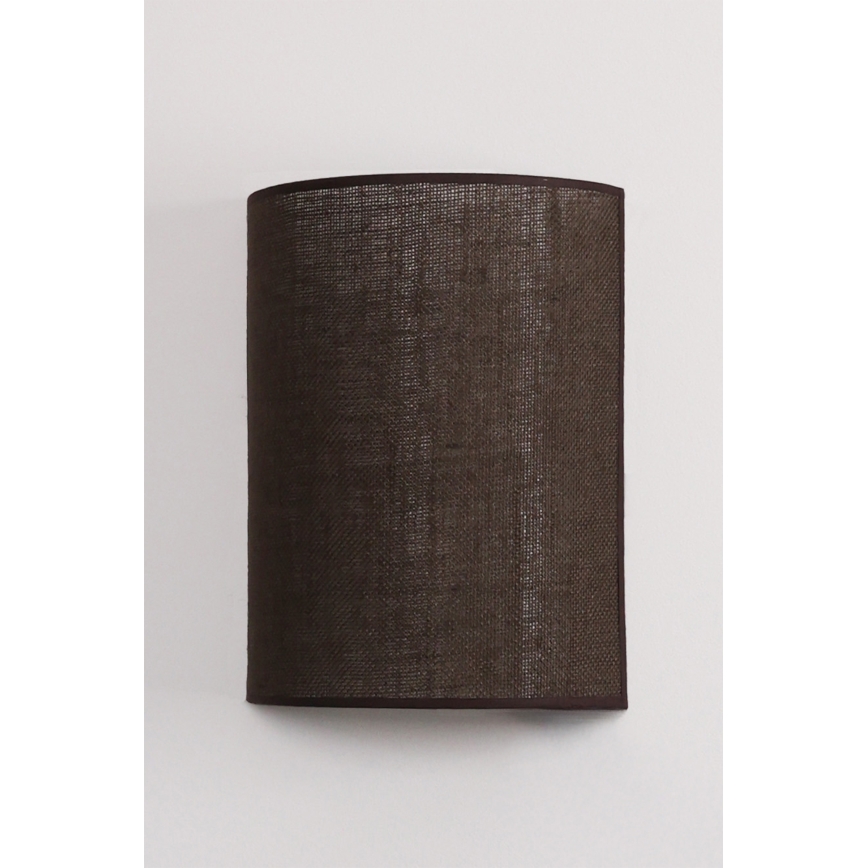 Brilagi - Aplique de parede LED BOHO STYLE 1xE27/15W/230V castanho