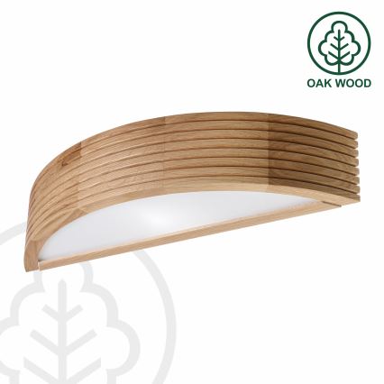 Brilagi - Aplique de parede LED CARVALHO MODERNO 1xE27/60W/230V carvalho