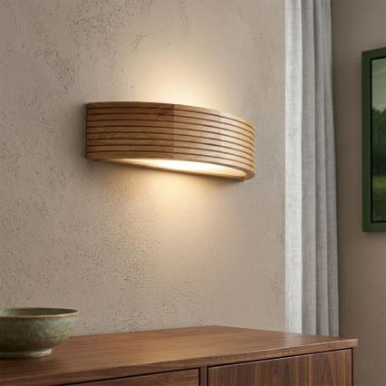 Brilagi - Aplique de parede LED CARVALHO MODERNO 1xE27/60W/230V carvalho