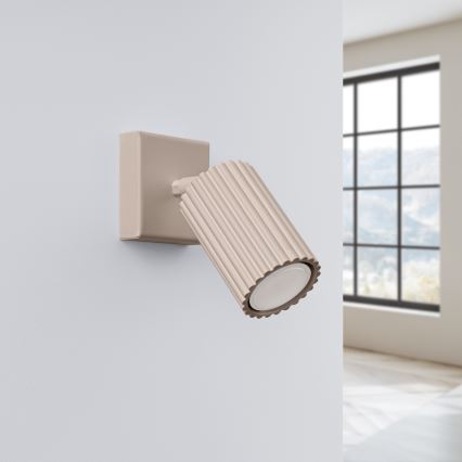 Brilagi - Aplique de parede LED CRESTO 1x GU10/10W/230V taupe