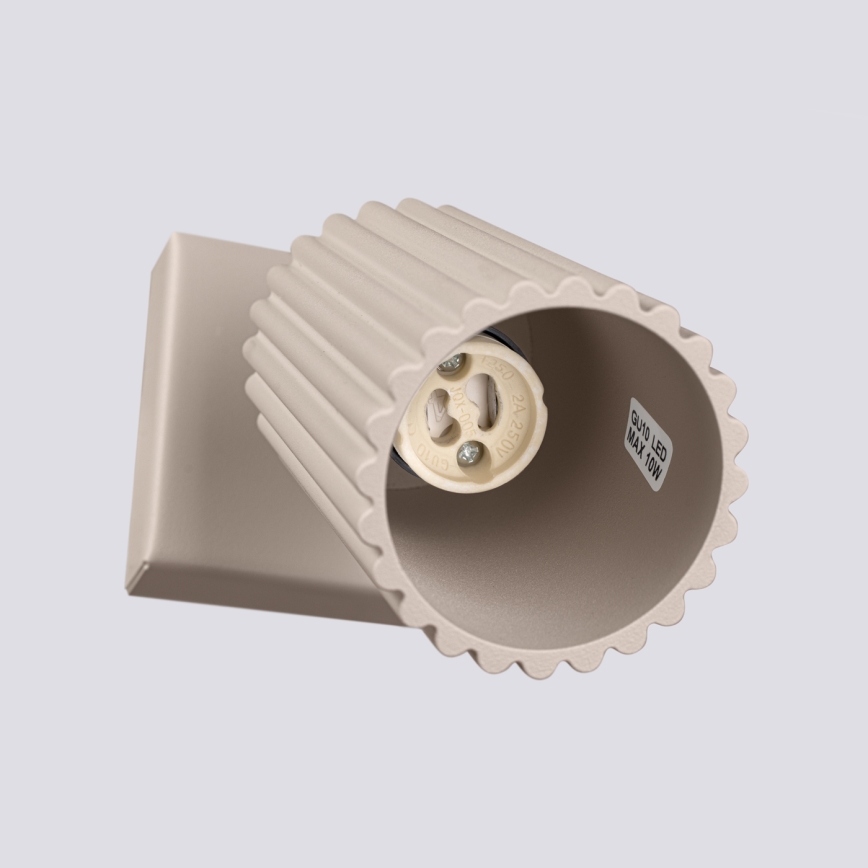 Brilagi - Aplique de parede LED CRESTO 1x GU10/10W/230V taupe