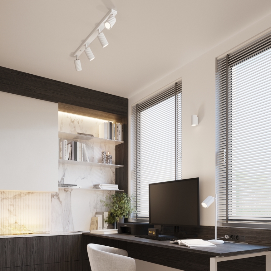 Brilagi - Aplique de parede LED CRESTO 1xGU10/10W/230V 10 cm branco