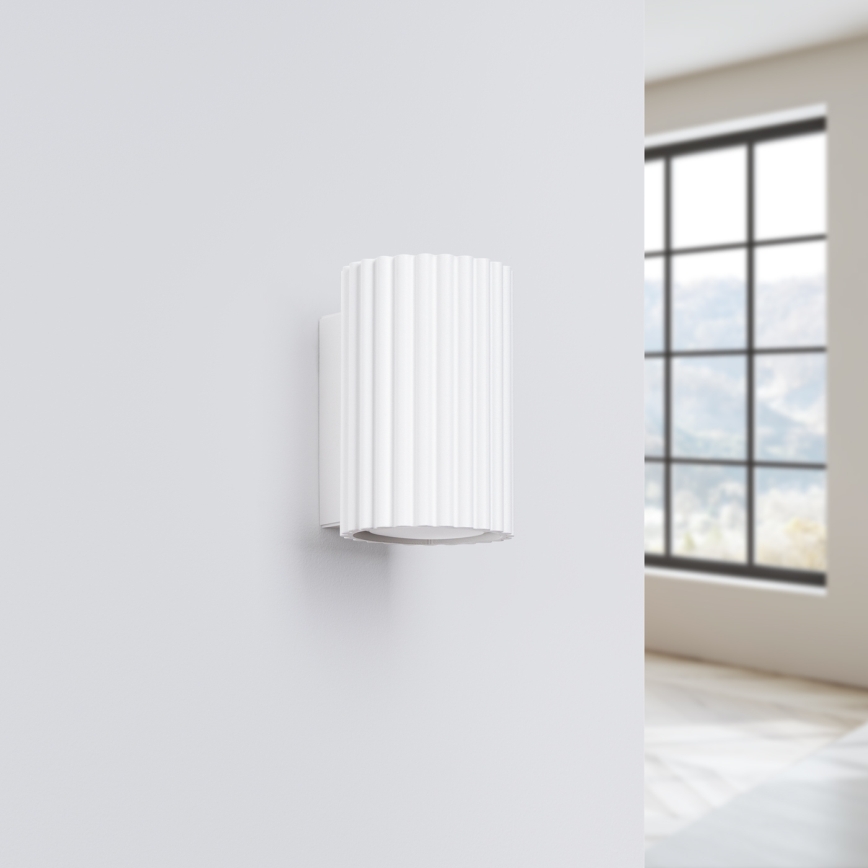 Brilagi - Aplique de parede LED CRESTO 1xGU10/10W/230V 10 cm branco