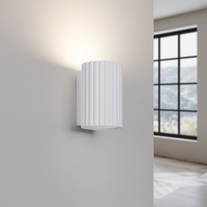 Brilagi - Aplique de parede LED CRESTO 1xGU10/10W/230V 10 cm branco