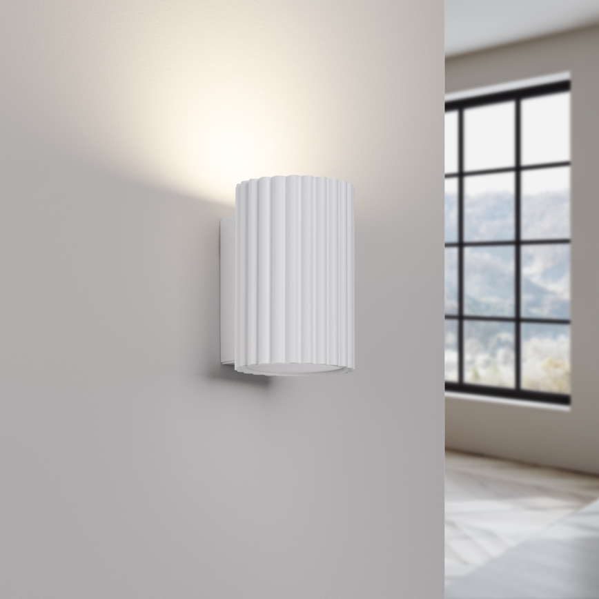 Brilagi - Aplique de parede LED CRESTO 1xGU10/10W/230V 10 cm branco