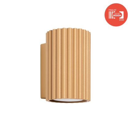 Brilagi - Aplique de parede LED CRESTO 1xGU10/10W/230V 10 cm dourado