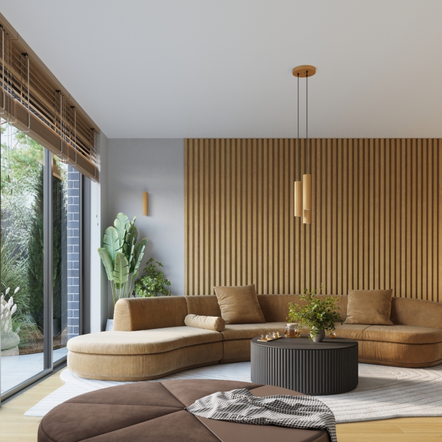 Brilagi - Aplique de parede LED CRESTO 1xGU10/10W/230V 10 cm dourado