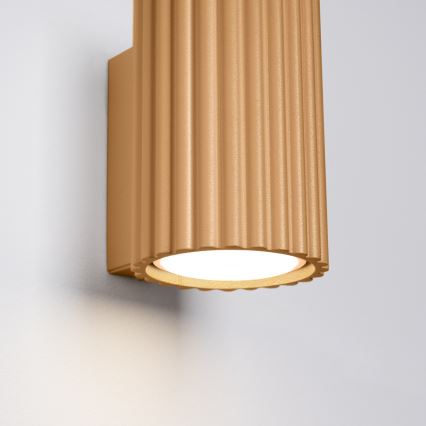 Brilagi - Aplique de parede LED CRESTO 1xGU10/10W/230V 10 cm dourado