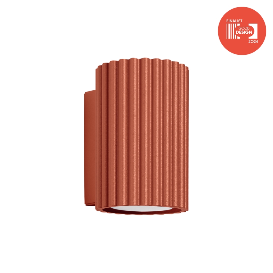 BRILAGI - Aplique de parede LED CRESTO 1xGU10/10W/230V 10 cm laranja