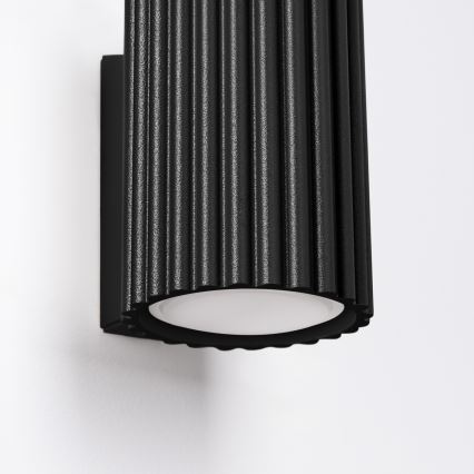 Brilagi - Aplique de parede LED CRESTO 1xGU10/10W/230V 10 cm preto