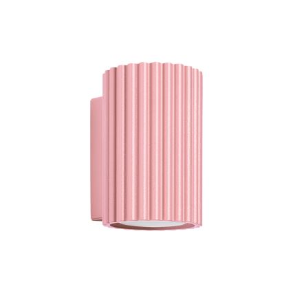 Brilagi - Aplique de parede LED CRESTO 1xGU10/10W/230V 10 cm rosa