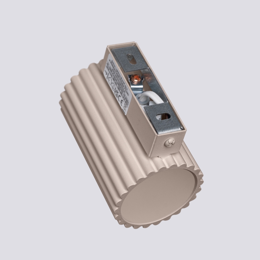 Brilagi - Aplique de parede LED CRESTO 1xGU10/10W/230V 10 cm taupe