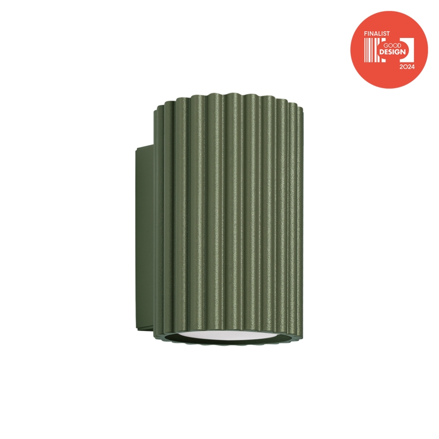 Brilagi - Aplique de parede LED CRESTO 1xGU10/10W/230V 10 cm verde