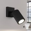 Brilagi - Aplique de parede LED CRESTO 1xGU10/10W/230V preto