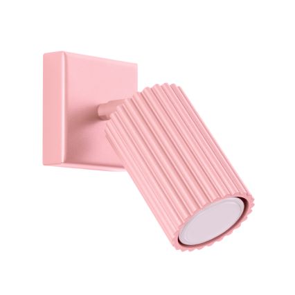 Brilagi - Aplique de parede LED CRESTO 1xGU10/10W/230V rosa