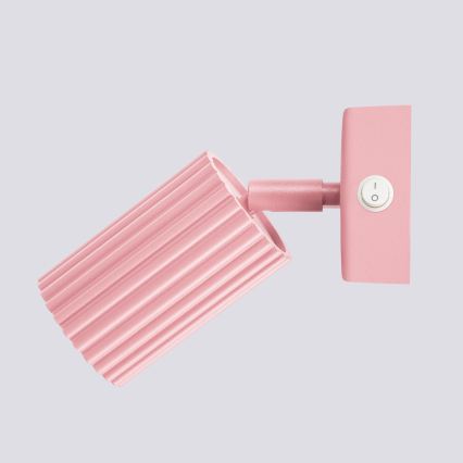 Brilagi - Aplique de parede LED CRESTO 1xGU10/10W/230V rosa