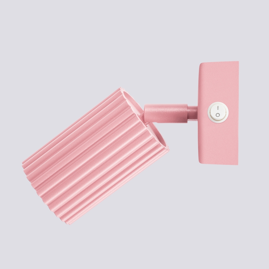 Brilagi - Aplique de parede LED CRESTO 1xGU10/10W/230V rosa