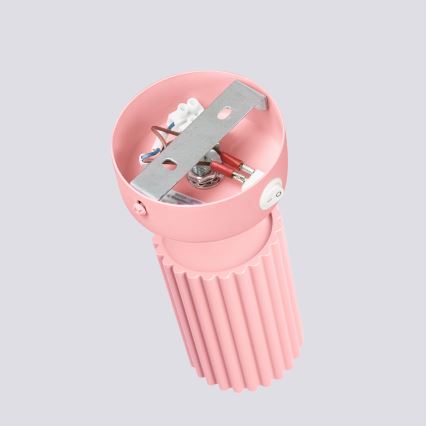 Brilagi - Aplique de parede LED CRESTO 1xGU10/10W/230V rosa