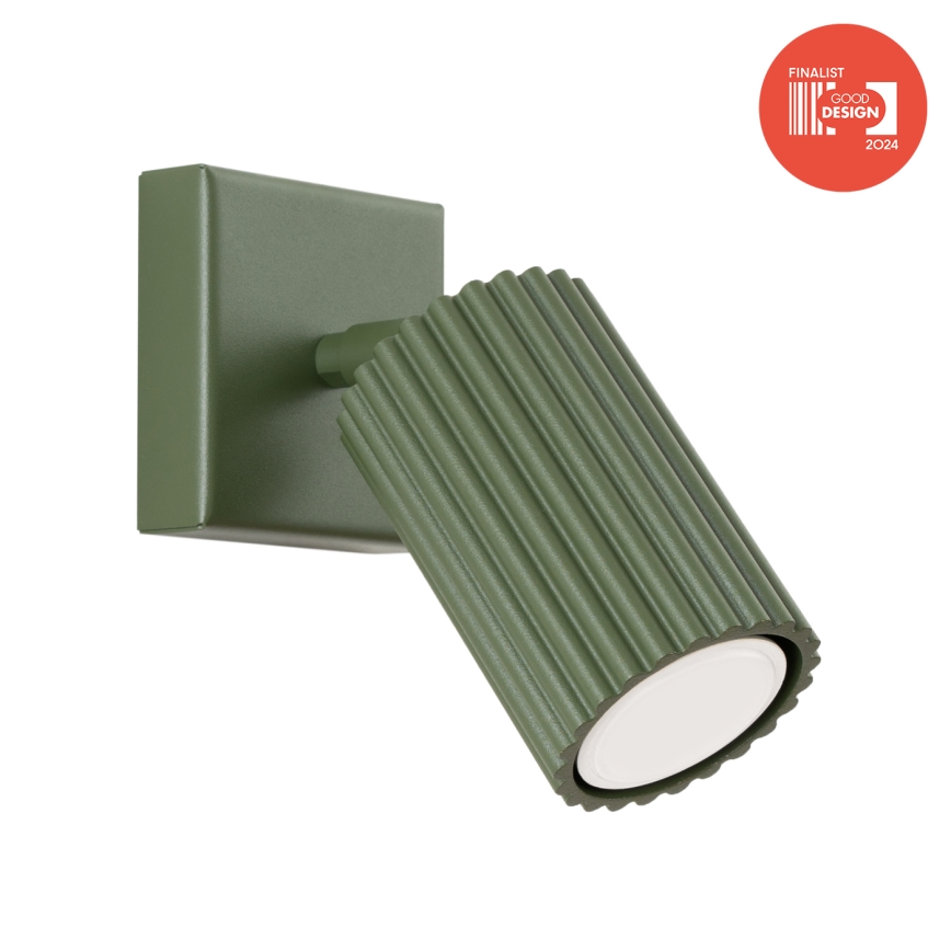 Brilagi - Aplique de parede LED CRESTO 1xGU10/10W/230V verde