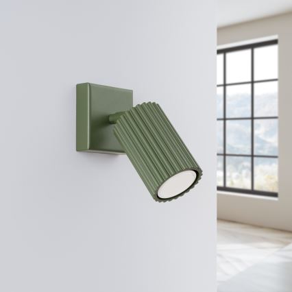Brilagi - Aplique de parede LED CRESTO 1xGU10/10W/230V verde