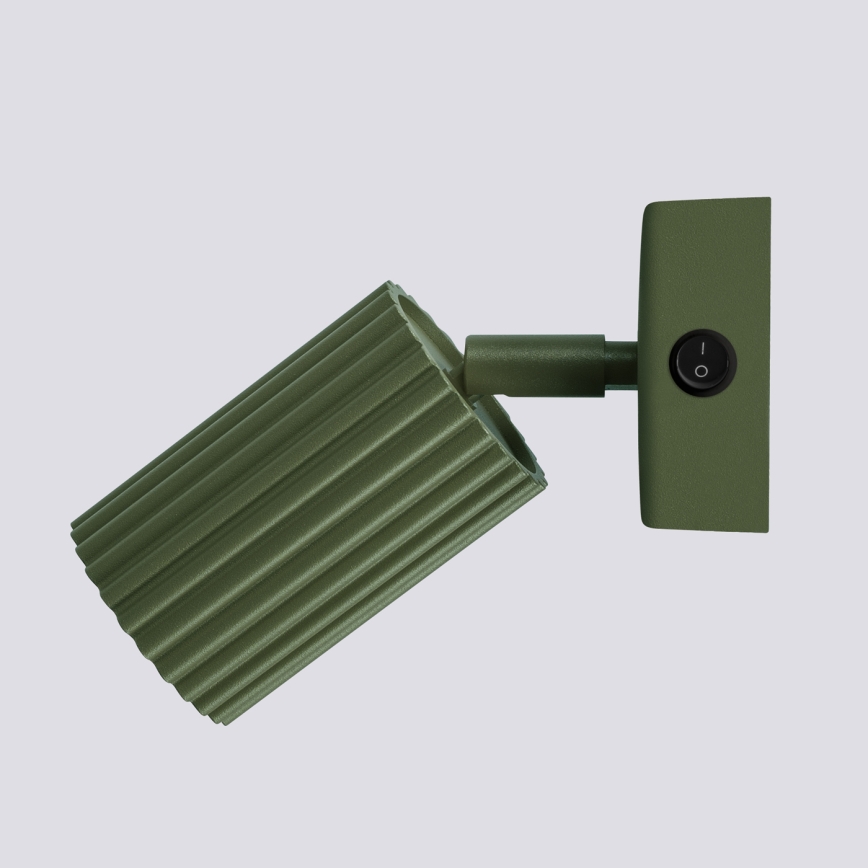 Brilagi - Aplique de parede LED CRESTO 1xGU10/10W/230V verde