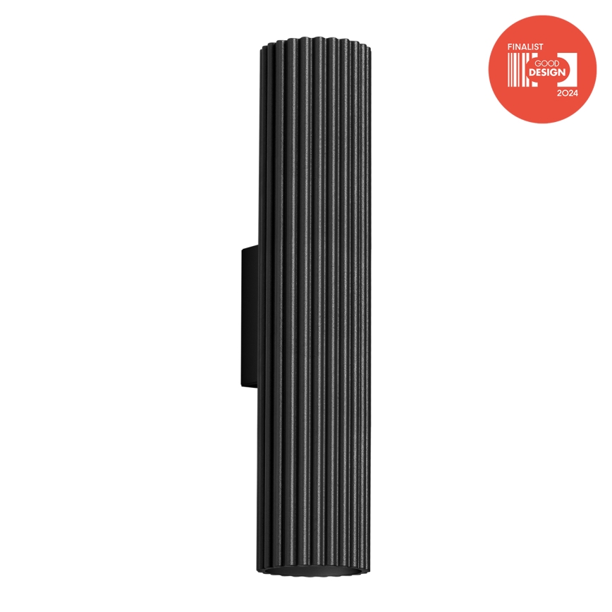 Brilagi - Aplique de parede LED CRESTO 2x GU10/10 W/230 V 30 cm, preto