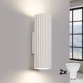 Brilagi - Aplique de Parede LED CRESTO 2xGU10/10W/230V 20 cm creme