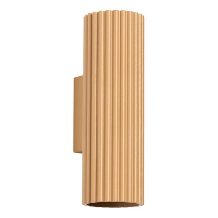 Brilagi - Aplique de parede LED CRESTO 2xGU10/10W/230V 20 cm dourado