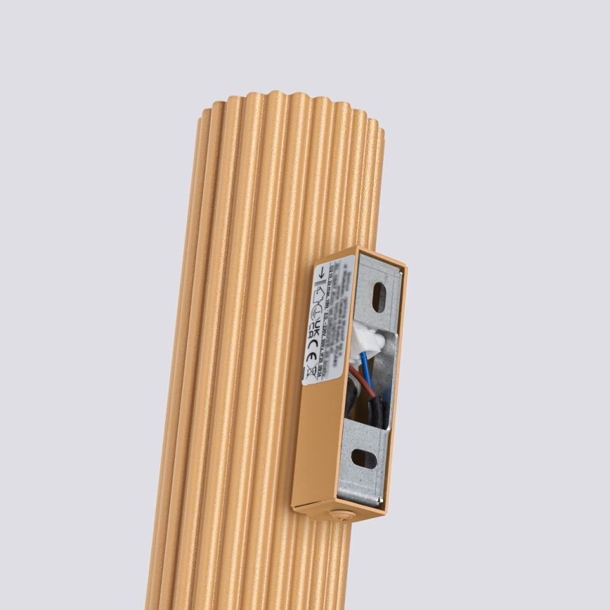 Brilagi - Aplique de parede LED CRESTO 2xGU10/10W/230V 20 cm dourado