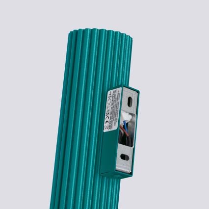 Brilagi - Aplique de parede LED CRESTO 2xGU10/10W/230V 20 cm turquesa