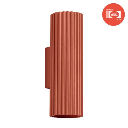 Brilagi - Aplique de parede LED CRESTO 2xGU10/10W/230V 20 cm vermelho