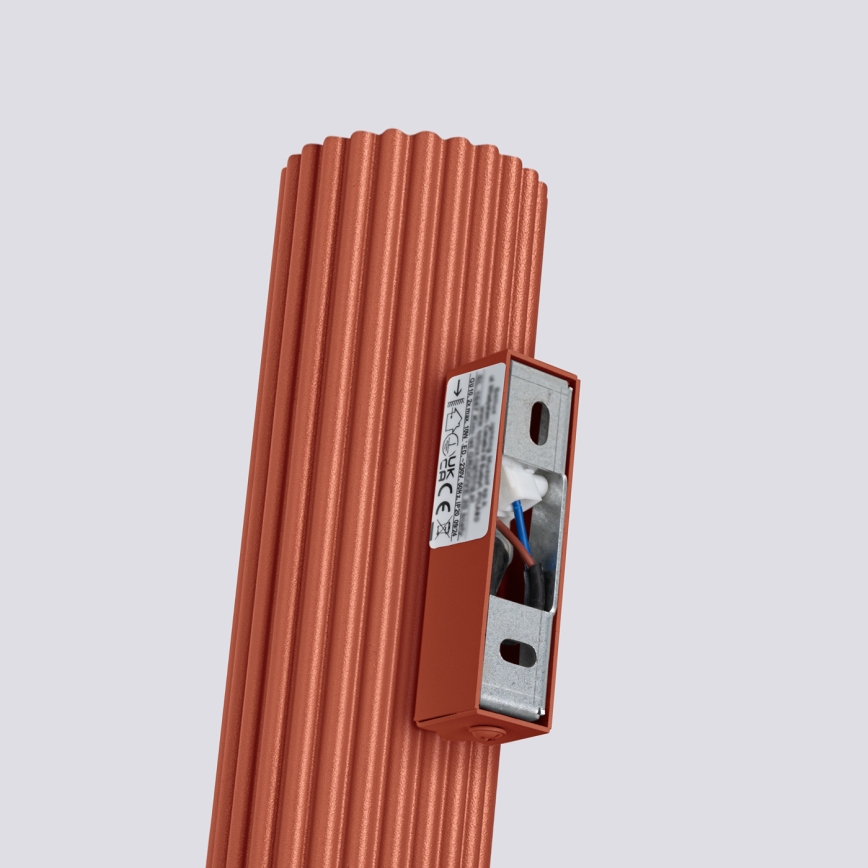 Brilagi - Aplique de parede LED CRESTO 2xGU10/10W/230V 20 cm vermelho