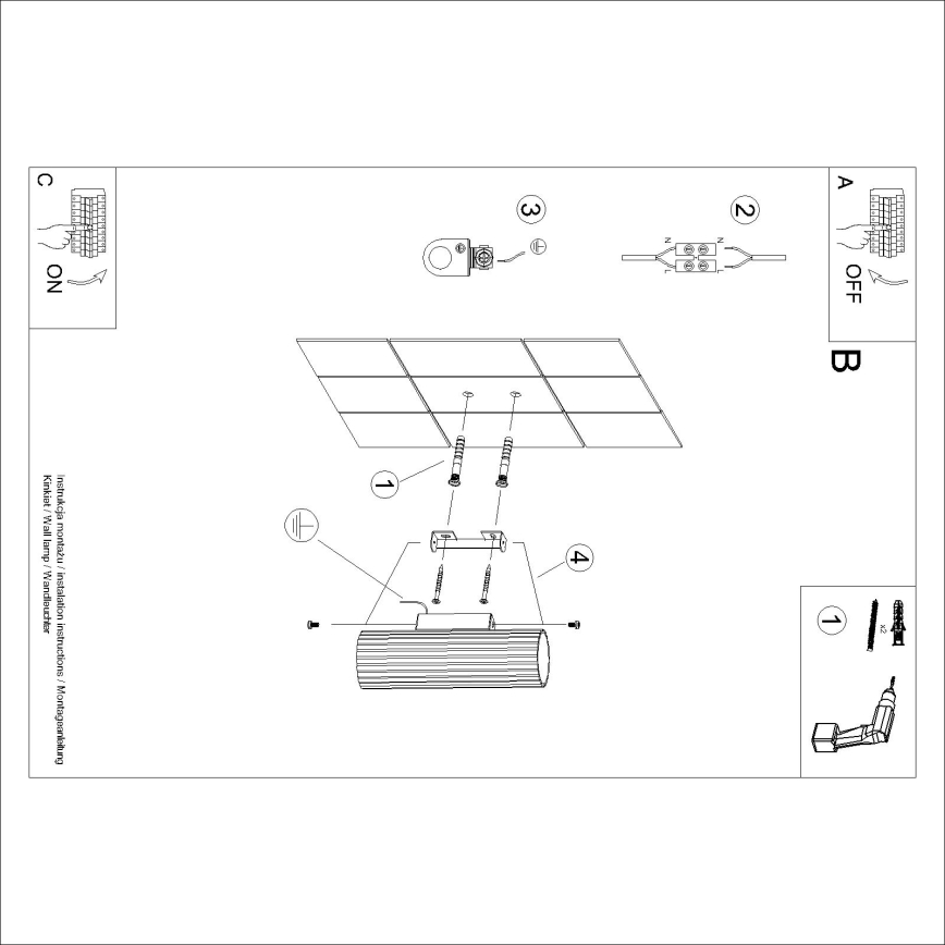 Brilagi - Aplique de parede LED CRESTO 2xGU10/10W/230V 20 cm vermelho