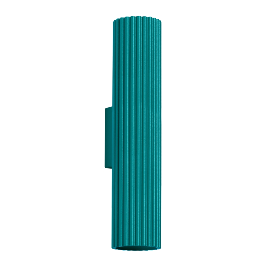 Brilagi - Aplique de parede LED CRESTO 2xGU10/10W/230V 30 cm turquesa