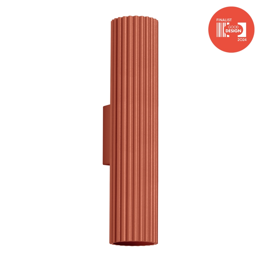 Brilagi - Aplique de parede LED CRESTO 2xGU10/10W/230V 30 cm vermelho