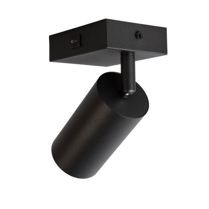 Brilagi - Spot de parede LED RGBW dimerizável com interruptor SELE 1xGU10/4,8W/230V 3000K preto + comando remoto
