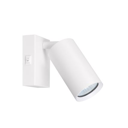 Brilagi - Spot de parede LED RGBW regulável com interruptor SELE 1xGU10/4,8W/230V 3000K branco + controlo remoto